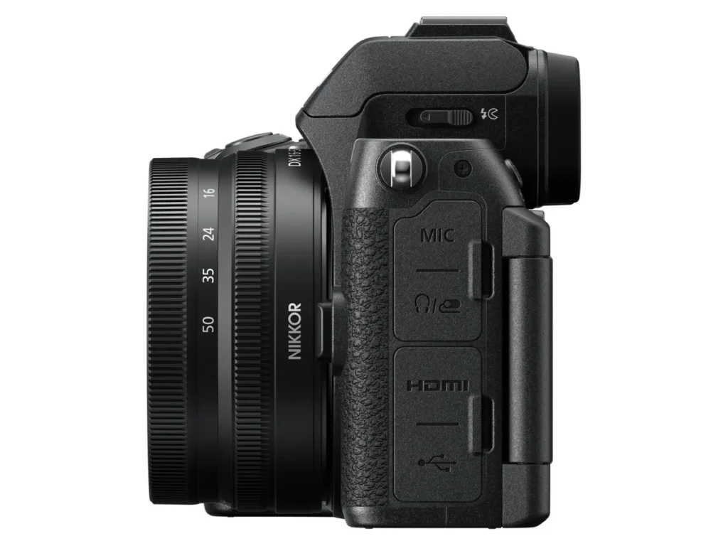 Nikon-Z50-II-side-lens