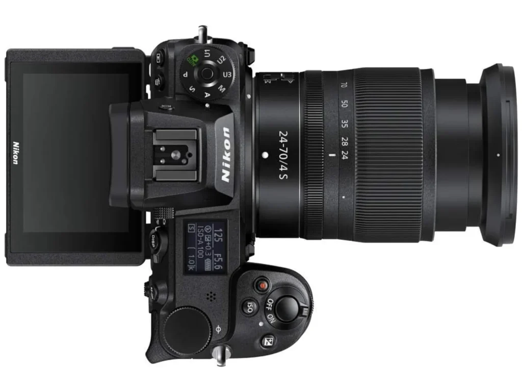 Nikon-Z6-II-top-lens-screen