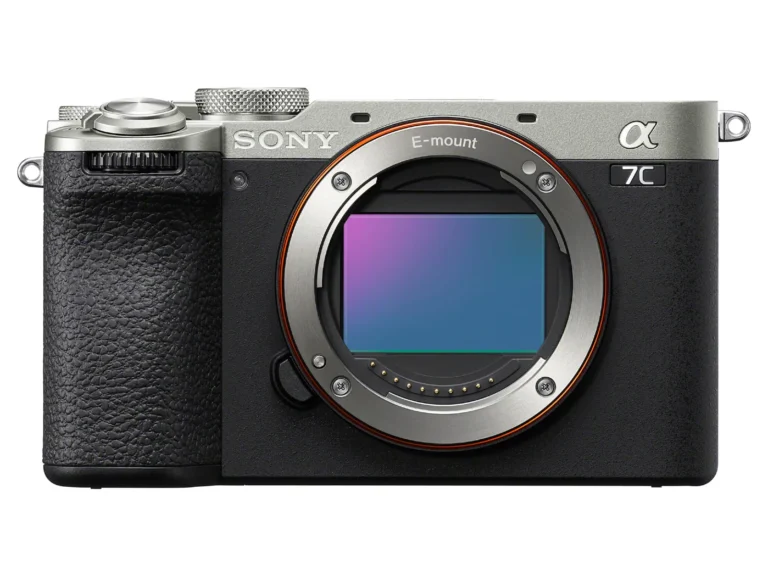 Sony A7C II silver front