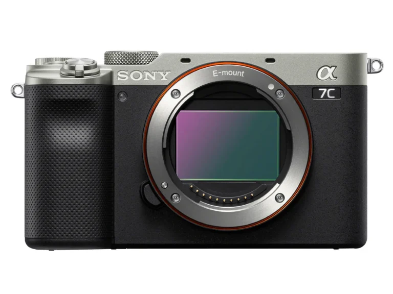 Sony A7C silver front