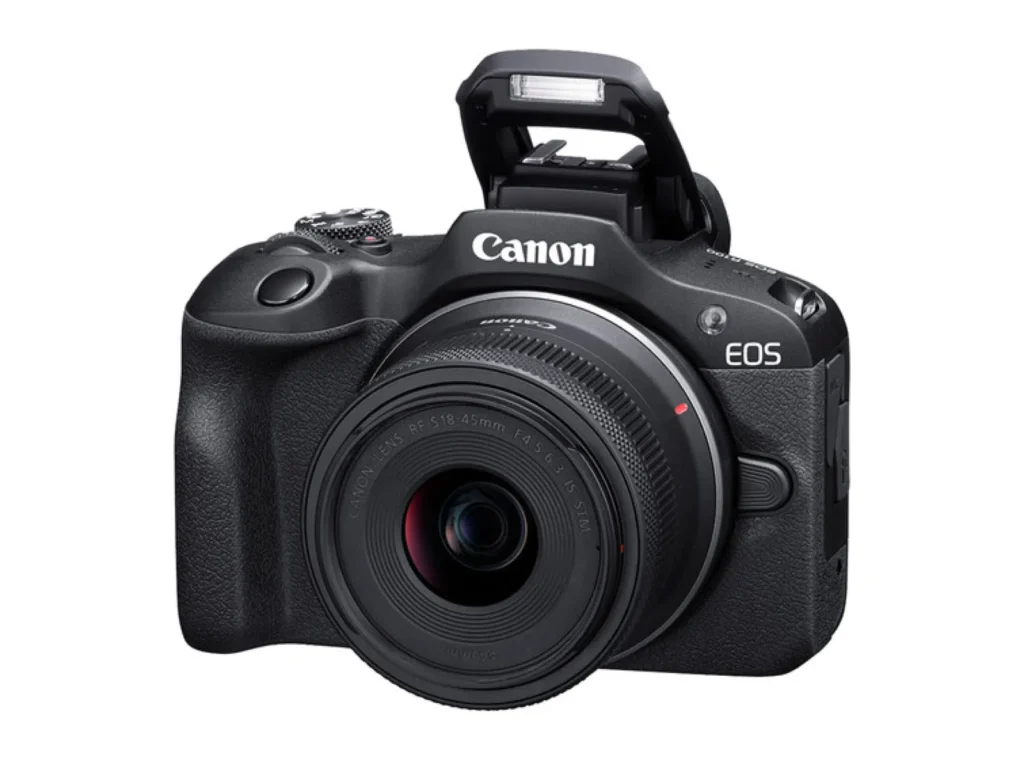 Canon-R100-front-flash